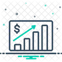 Previsao De Mercado Analise Economia Ícone