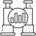 Mercado Grafico Negocios Ícone