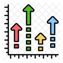 Analise Previsao Economica Mercado De Acoes Ícone