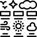 Previsao Do Tempo Previsao Meteorologica Previsao Do Tempo Ícone