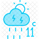 Previsao Do Tempo Clima Nublado Ícone