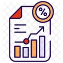 Previsions Rapport Dactivite Statistiques Icône