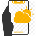 Previsions Meteo Telephone A La Main Meteo Icône