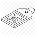 Barcode Label Tag Icon