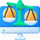 Price Comparison Profitability Market Analysis Icon
