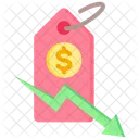 Price Down Tag Discount Icon