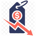 Price Down Tag Discount Icon