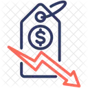 Price Down Tag Discount Icon
