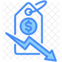 Price Down Tag Discount Icon