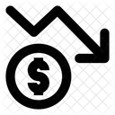 Price Drop Discount Frugal Icon