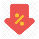 Price Drop Low Price Discount Icon