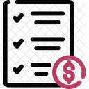Price List Menu Icon
