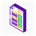 Paper Financial List Icon