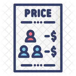 Price List  Icon