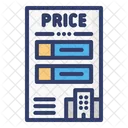 Price List List Financial Icon