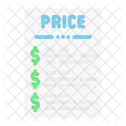 Price List  Icon