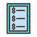 List Price Clipboard Icon