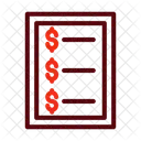 Price List List Price Icon