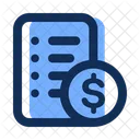 Price List Paper Document Icon