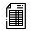 Price List Financial Icon