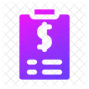 Price List Invoice Receipt Icon