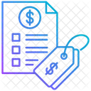 Price List Purchase Order Order Icon