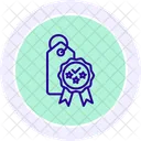 Price Quality Line Icon Icon