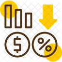 Price Reduction Cost Cut Lowered Price Icon