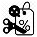 Cut Price Cost Minimize Cutting Icon