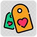 Valentine Day Tag Heart Icon