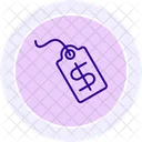 Price Tag Line Icon Icon