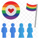 Pride Lgbtq Parade Icon