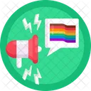 Flag Gay Homosexual Icon