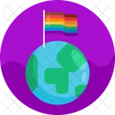 Flag Gay Homosexual Icon