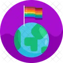 Flag Gay Homosexual Icon