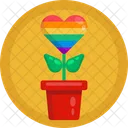 Flower Love Lgbt Pride Icon