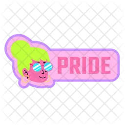 Pride Girl  Icon