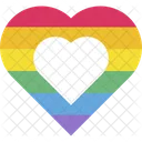 Pride heart  Icon