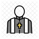 Priest Pastor Color Icon