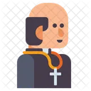 Priest Church Christianity Icon