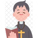 Priest Father Catholic Icon