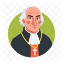 Priest Religious Character Icon