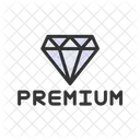 Prima Calidad Diamante Icono