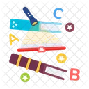 Primary Books Basic Learning Basic Education Icon
