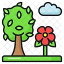 Primavera Temporada Fondo Icono