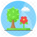 Primavera Temporada Fondo Icon