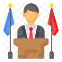 Prime Minister Politics Icon