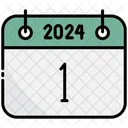 Primero Calendario 2024 Icono