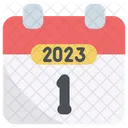 Primero 2023 Calendario Icono