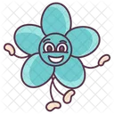 Primrose Flower Primrose Expression Floral Character Icon